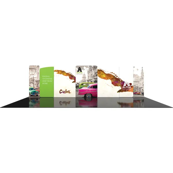 Modulate Series 2 30ft Fabric Backwall Kit 02