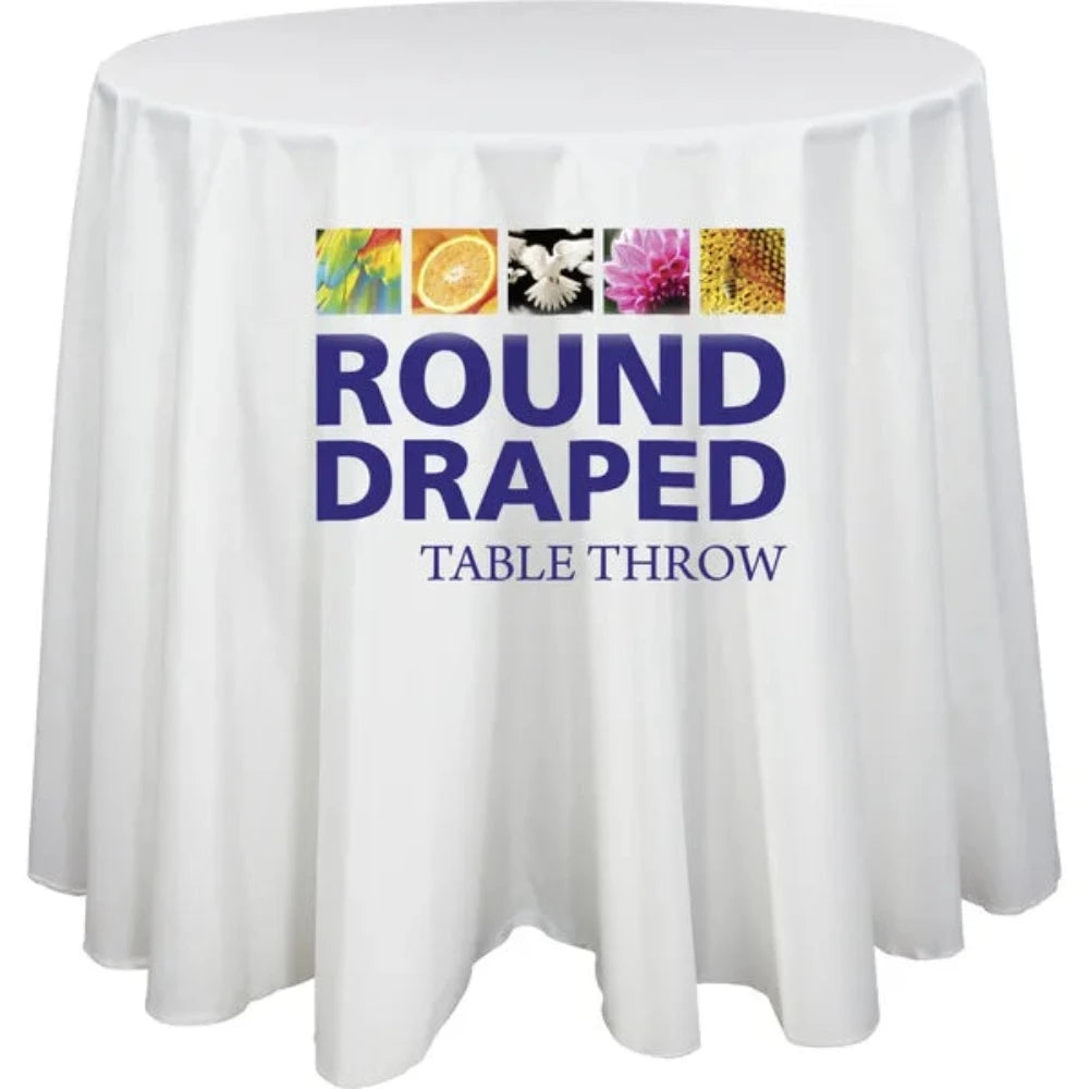 ROUND PREMIUM DYE SUB TABLE THROW