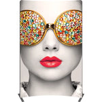 Back Graphic Vector Frame Curved 03 Fabric Banner Display