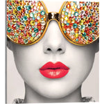 Graphic Vector Frame Edge S-01 Square Fabric Poster Display