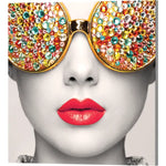 Graphic Vector Frame Edge S-01 Square Fabric Poster Display