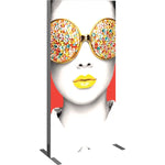 Back Options Vector Frame Light Box Rectangle 02 Fabric Banner Display