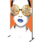 Back Options Vector Frame Light Box Rectangle 03 Fabric Banner Display