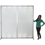 Back Options Vector Frame Light Box Rectangle 04 Fabric Banner Display