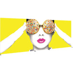 Back Options Vector Frame Light Box Rectangle 07 Fabric Banner Display