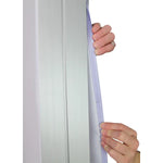 Back Options Vector Frame Light Box Rectangle 03 Fabric Banner Display